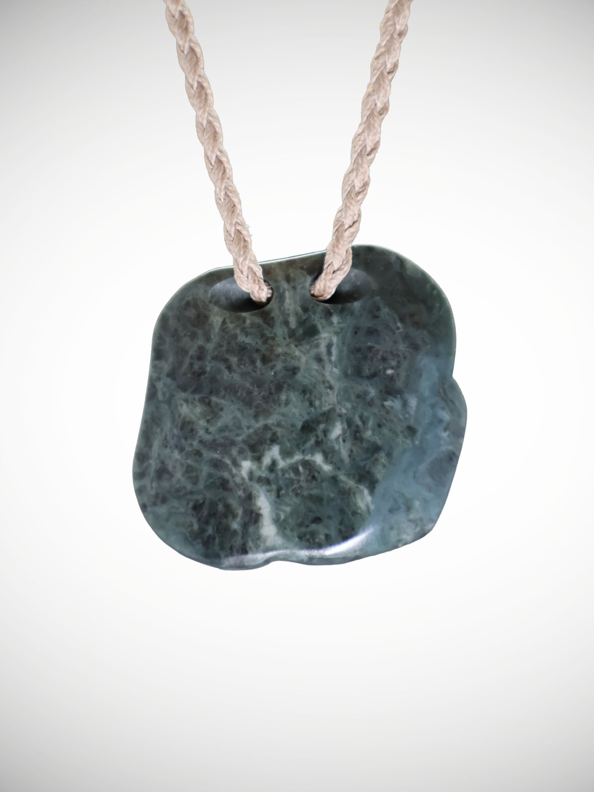 Moko Pounamu Koruru NZ Genuine Nelson Jade Te Tau Ihu Greenstone - Tekimoka