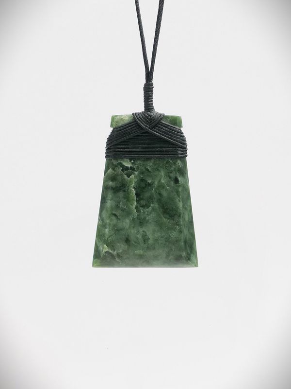 Moko Pounamu Toki NZ Genuine Hapopo Greenstone - Ohinepaka