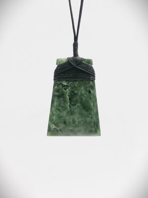 Moko Pounamu Toki NZ Genuine Hapopo Greenstone - Ohinepaka