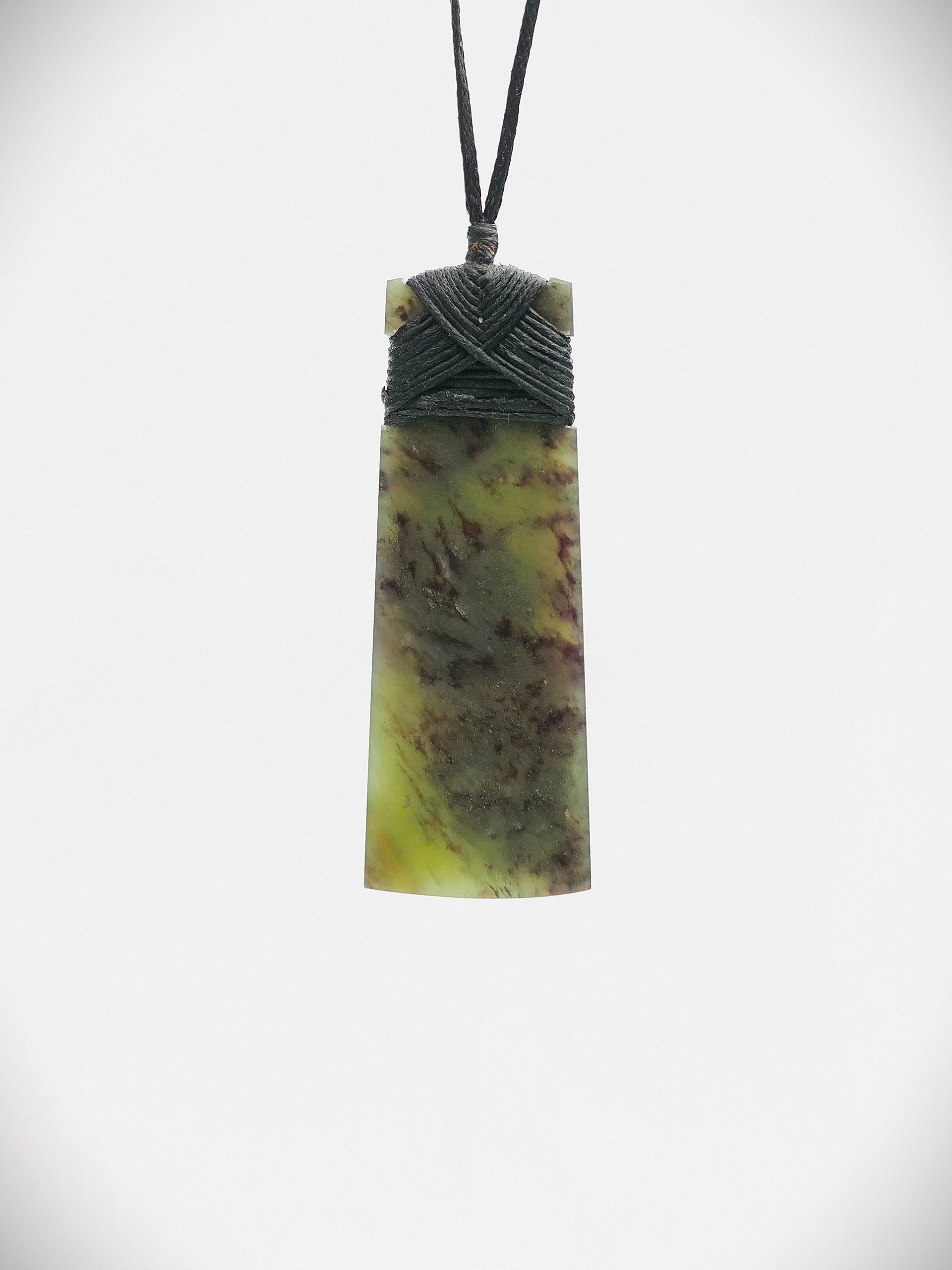 Moko Pounamu Toki NZ Genuine Hapopo Greenstone - Whakamahi