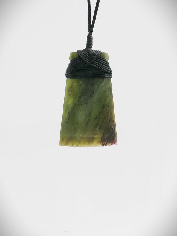 Moko Pounamu Toki NZ Genuine Hapopo Greenstone - Rangiahua