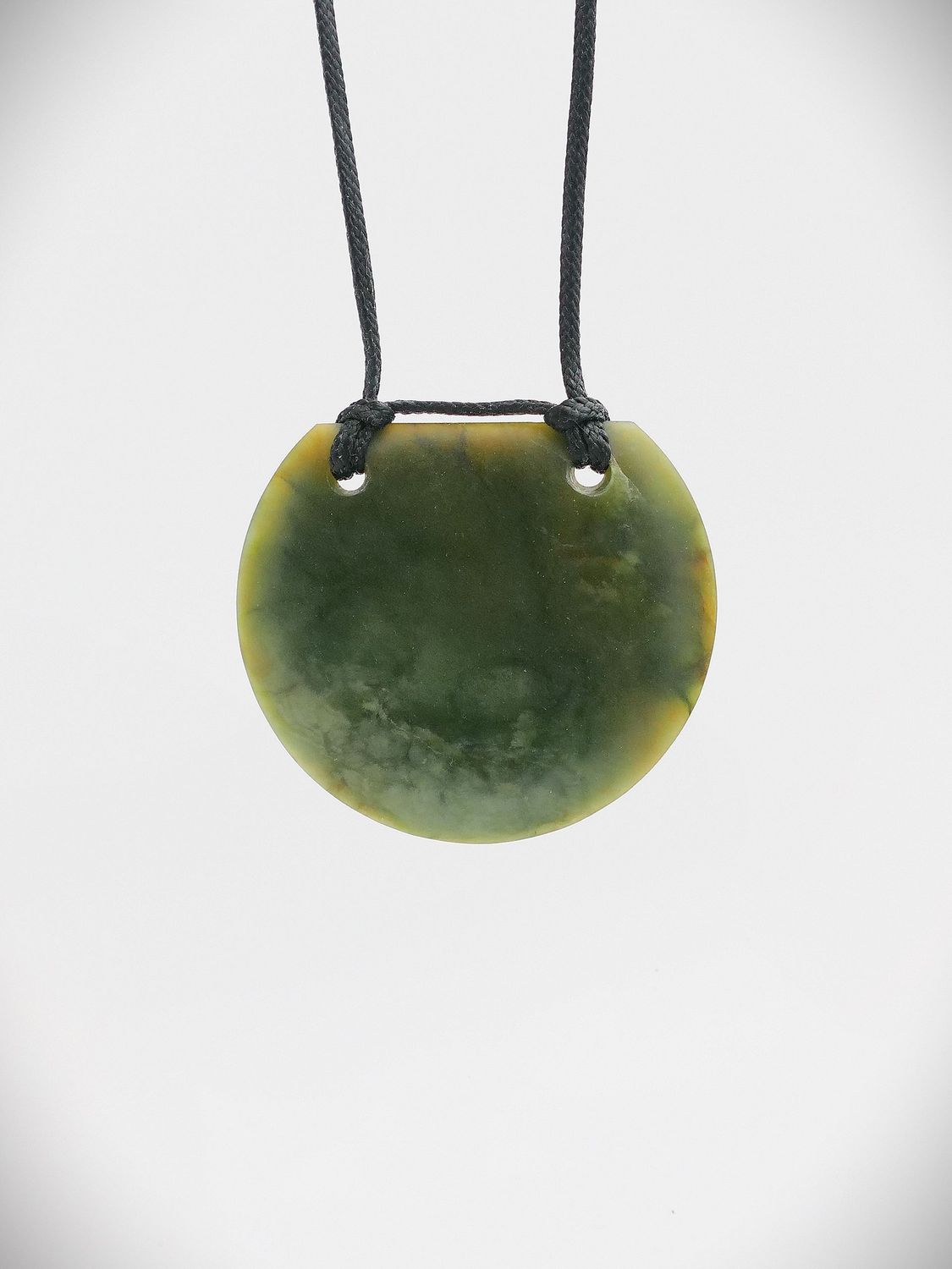 Moko Pounamu Kouma (Breastplate) NZ Genuine Hapopo Greenstone - Mirimiri