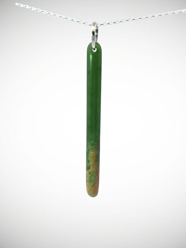 Moko Pounamu Roimata (Teardrop) NZ Genuine Kahurangi Flower Greenstone - Moanauta