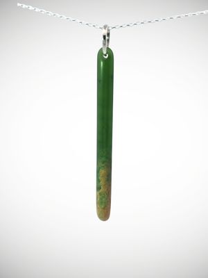 Moko Pounamu Roimata (Teardrop) NZ Genuine Kahurangi Flower Greenstone - Moanauta