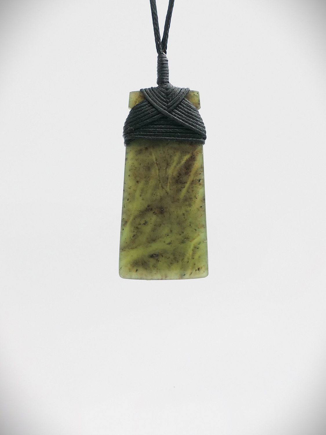 Moko Pounamu Toki NZ Genuine Hapopo Greenstone - Whakaki