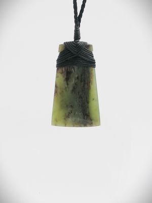 Moko Pounamu Toki NZ Genuine Hapopo Greenstone - Tuai