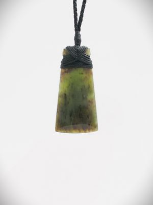 Moko Pounamu Toki NZ Genuine Hapopo Greenstone - Ohuka