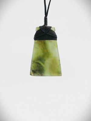 Moko Pounamu Toki NZ Genuine Hapopo Greenstone - Ruakituri