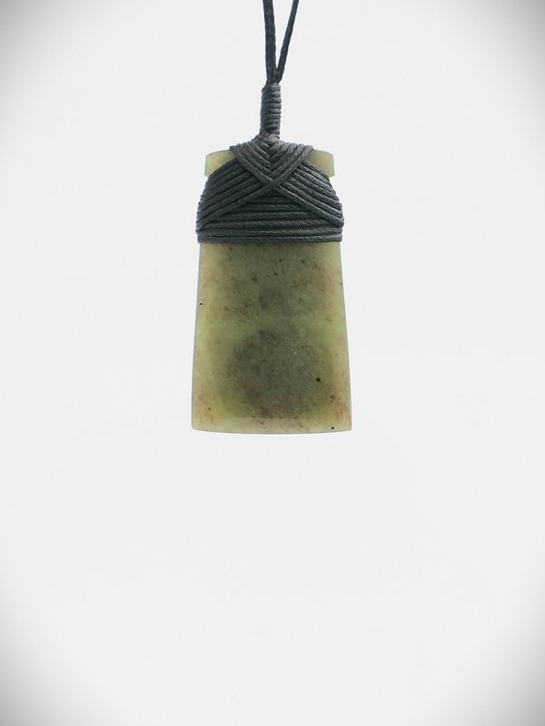 Moko Pounamu Toki NZ Genuine Hapopo Greenstone - Taihoa