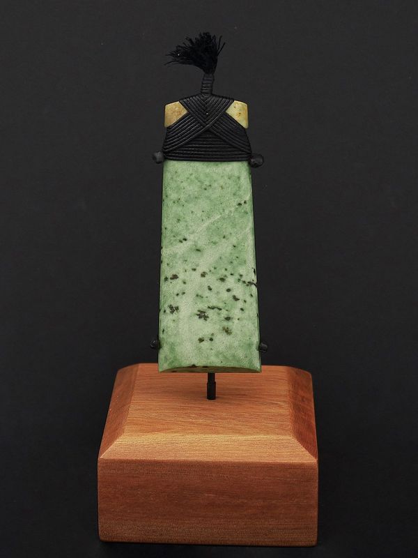 Moko Pounamu Toki NZ Genuine Kokopu Greenstone - Ohakune