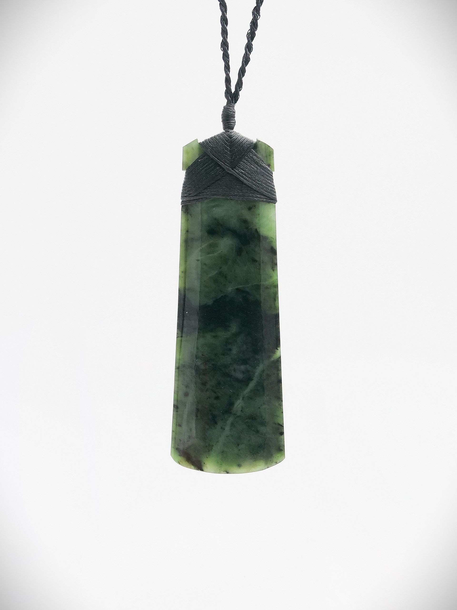 Moko Pounamu Toki NZ Genuine Kawakawa Greenstone - Mangatainoka