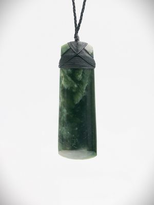 Moko Pounamu Toki NZ Genuine Kawakawa Greenstone - Mangaweka