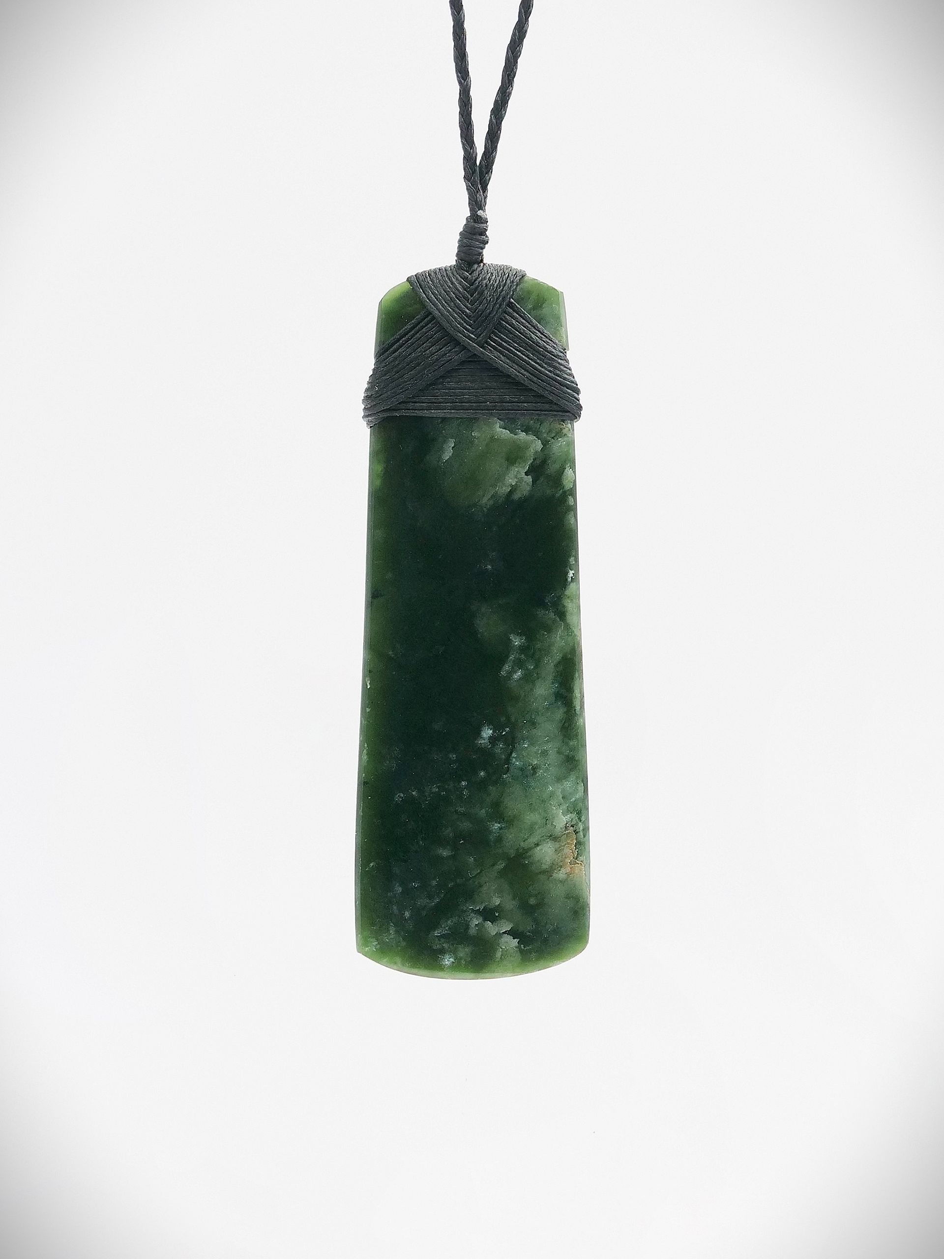 Moko Pounamu Toki NZ Genuine Kawakawa Greenstone - Mangaweka