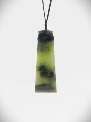 Moko Pounamu Toki NZ Genuine Totoweka Greenstone - Te Ramaroa