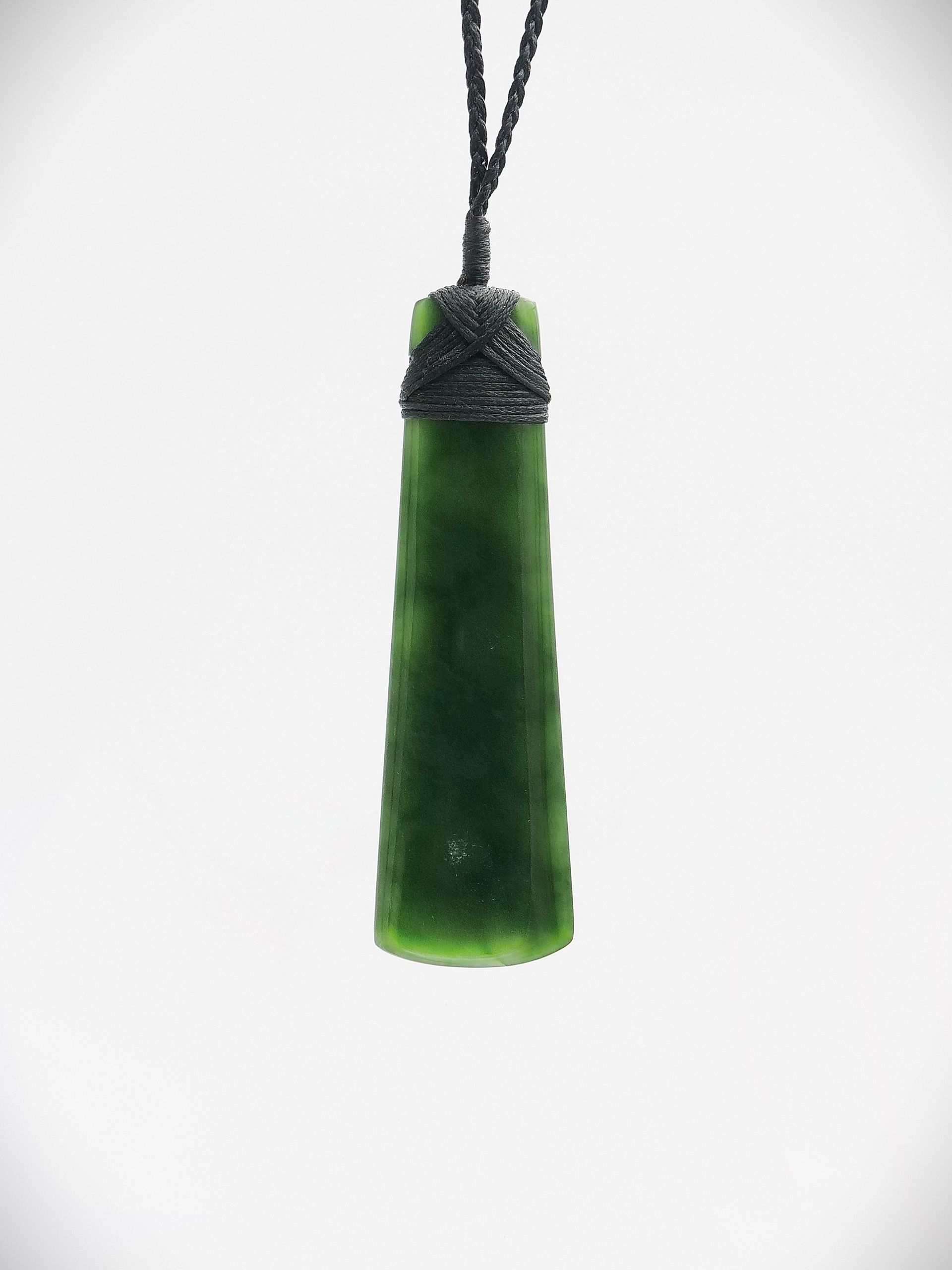 Moko Pounamu Toki NZ Genuine Kawakawa Greenstone - Kairakau