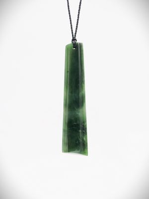Moko Pounamu Kuru NZ Genuine Kawakawa Greenstone - Tauweru