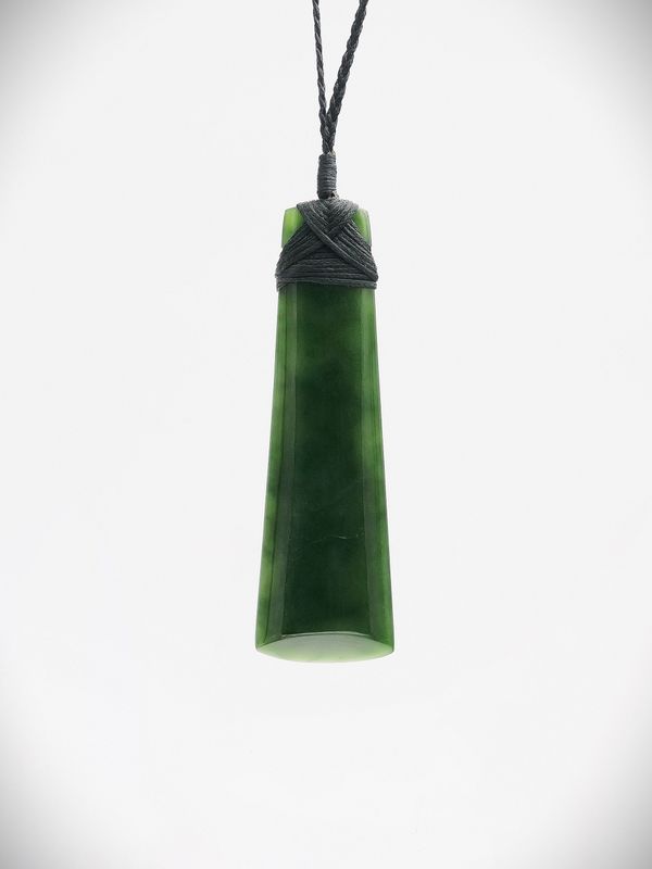 Moko Pounamu Toki NZ Genuine Kawakawa Greenstone - Kairakau