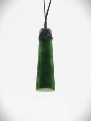 Moko Pounamu Toki NZ Genuine Kawakawa Greenstone - Kairakau