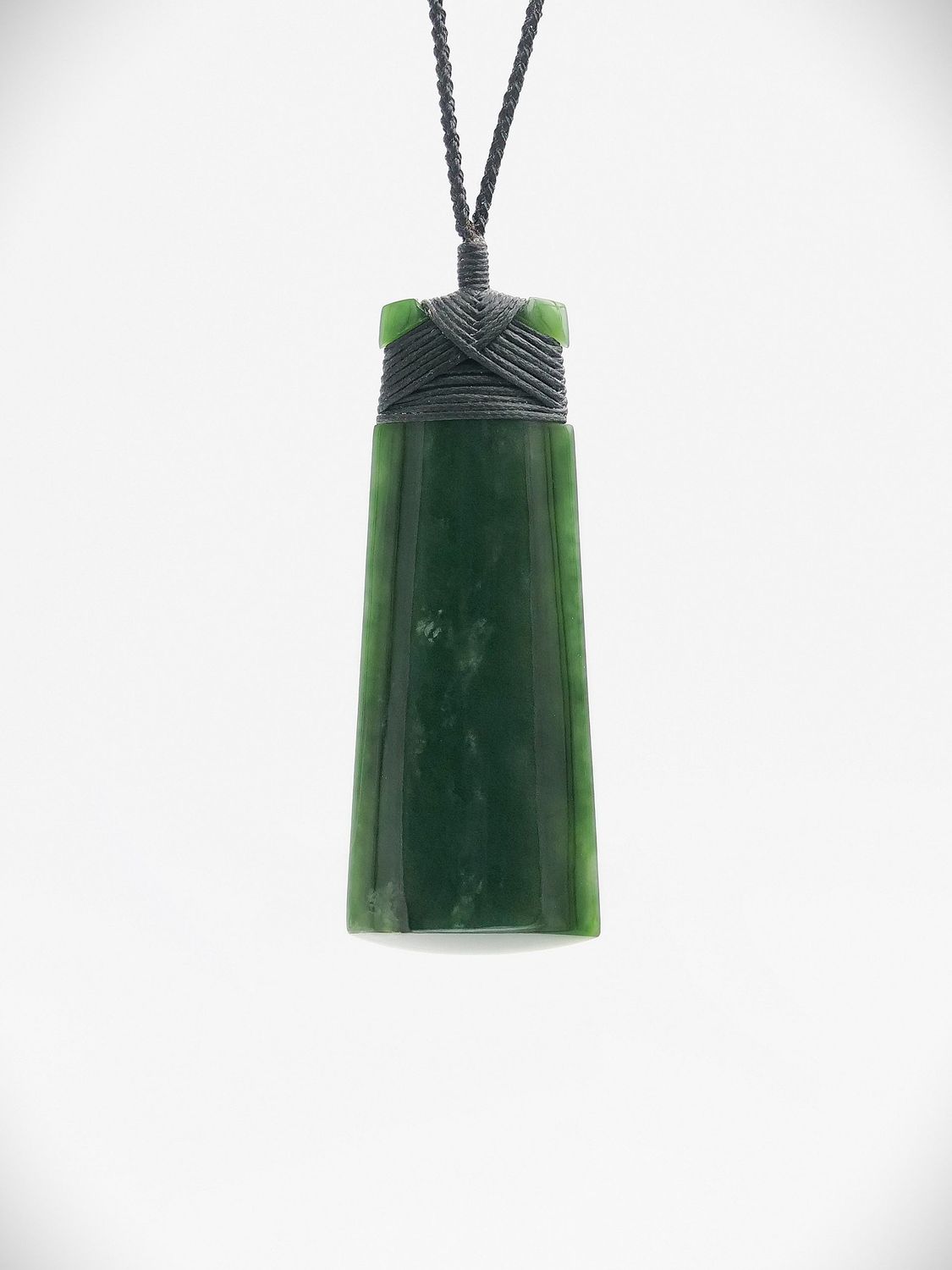 Moko Pounamu Toki NZ Genuine Kawakawa Greenstone - Kakaramea