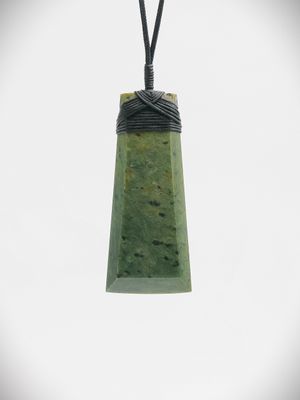 Moko Pounamu Toki NZ Genuine Raukaraka Greenstone - Tauhoa