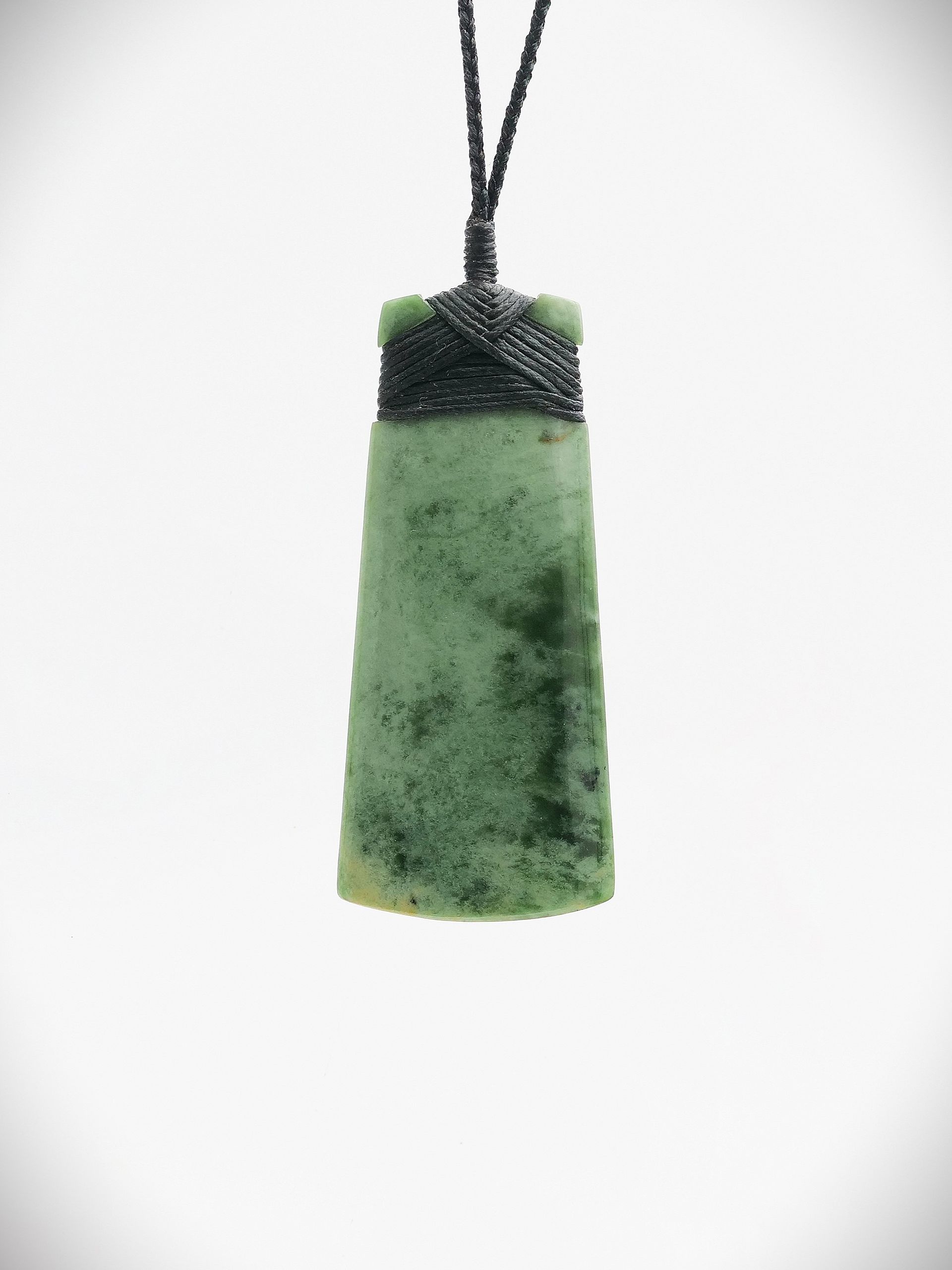 Moko Pounamu Toki NZ Genuine Marsden Flower Greenstone - Murupara