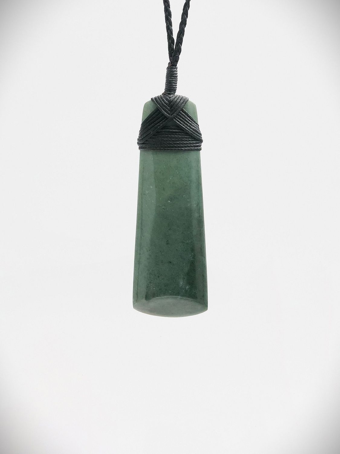 Moko Pounamu Toki NZ Genuine Kawakawa Flower Greenstone - Te Rauhina