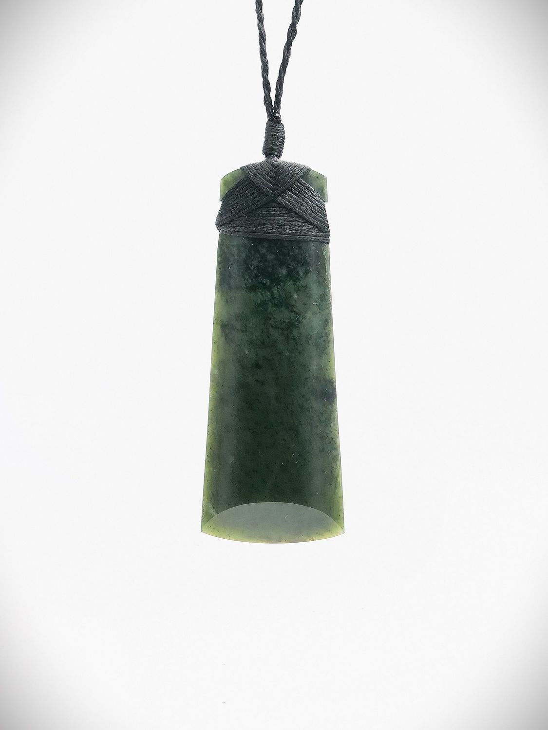 Moko Pounamu Toki NZ Genuine Kawakawa Greenstone - Paeroa