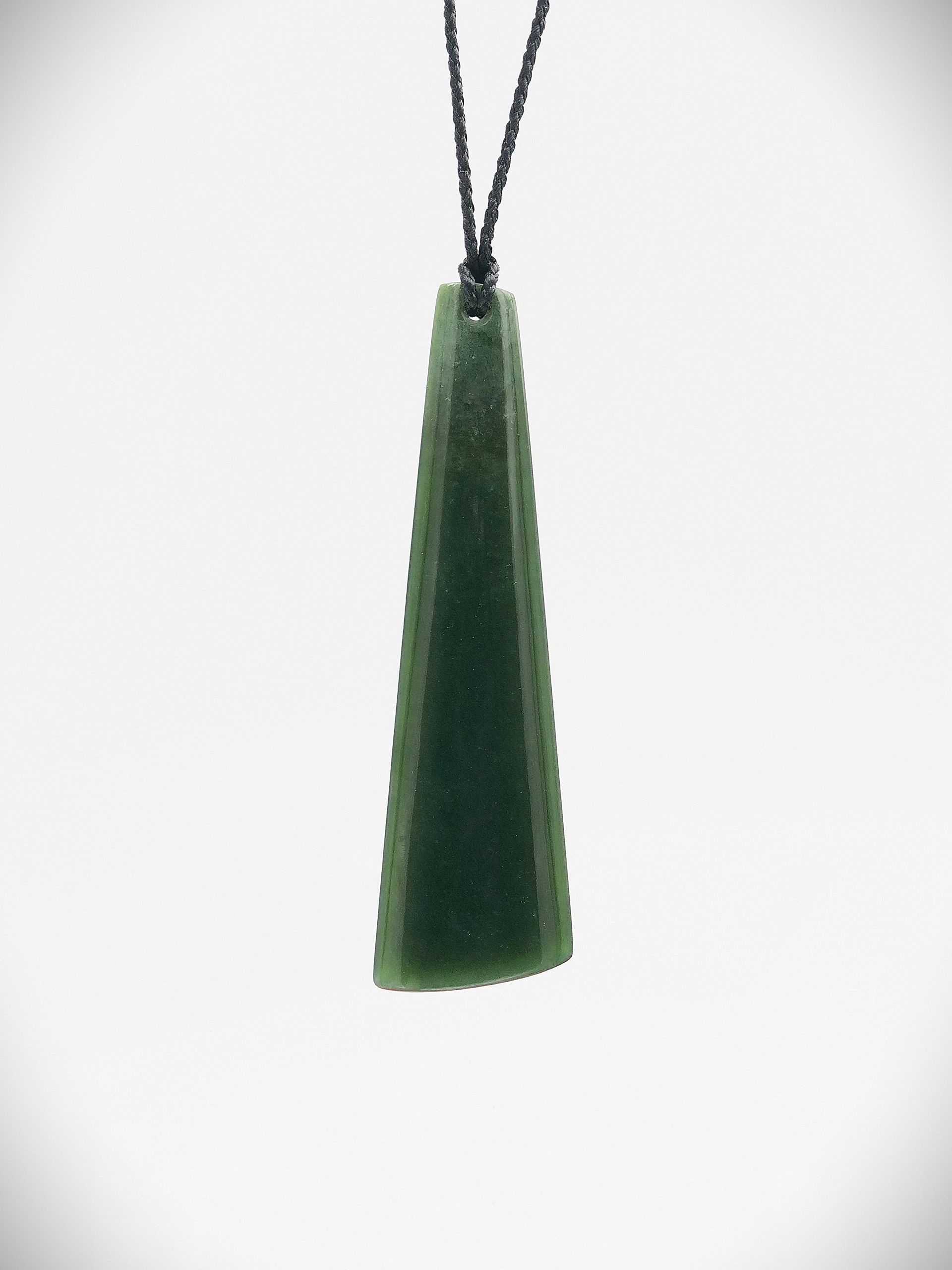 Moko Pounamu Kuru NZ Genuine Kawakawa Flower Greenstone - Hineroa