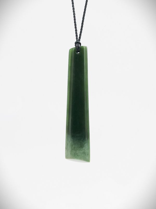 Moko Pounamu Kuru NZ Genuine Kawakawa Flower Greenstone - Nuhaka