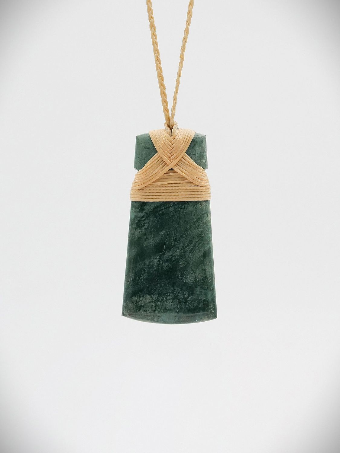 Moko Pounamu Toki NZ Genuine Serpentinite Greenstone - Te Pohue