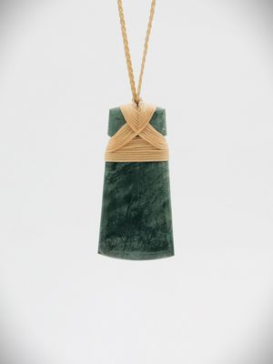 Moko Pounamu Toki NZ Genuine Serpentinite Greenstone - Te Pohue