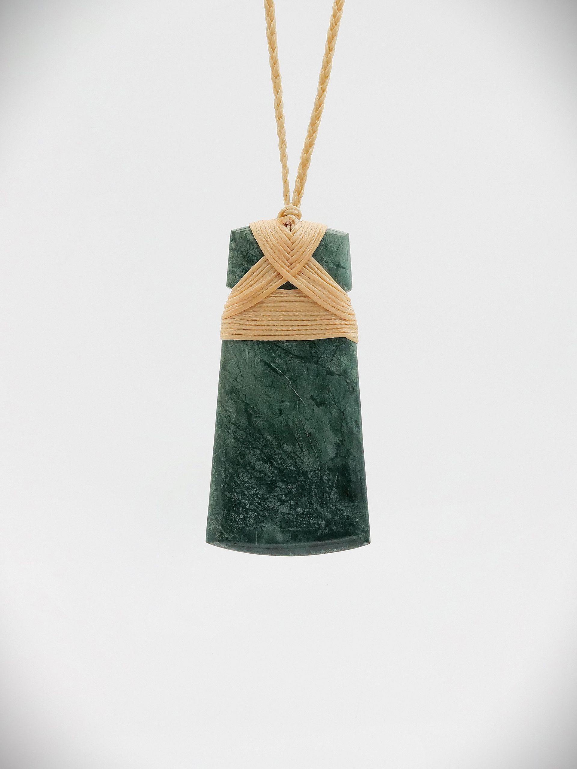 Moko Pounamu Toki NZ Genuine Serpentinite Greenstone - Te Pohue