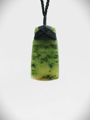 Moko Pounamu Toki NZ Genuine Kawakawa Greenstone - Kuripuni