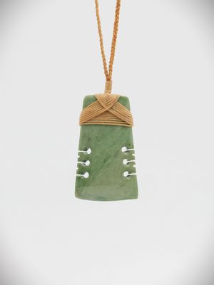 Moko Pounamu Toki NZ Genuine Auhunga Greenstone - Moeraki