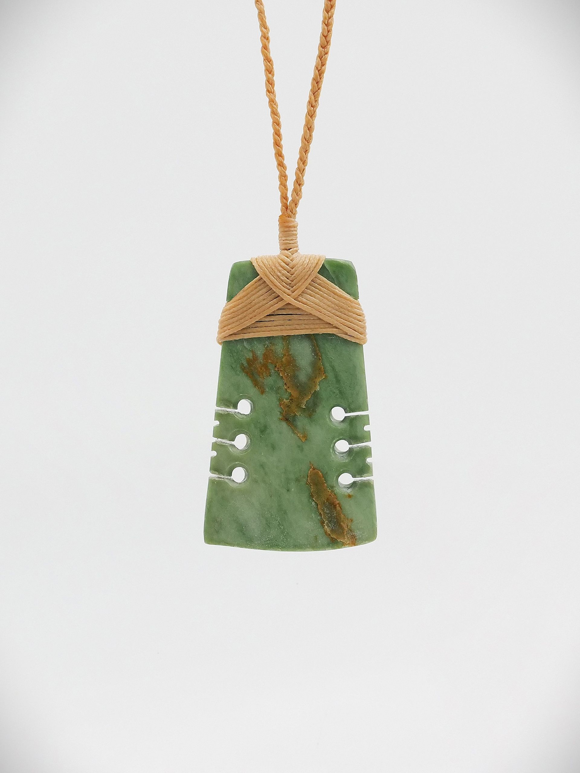 Moko Pounamu Toki NZ Genuine Auhunga Greenstone - Moeraki