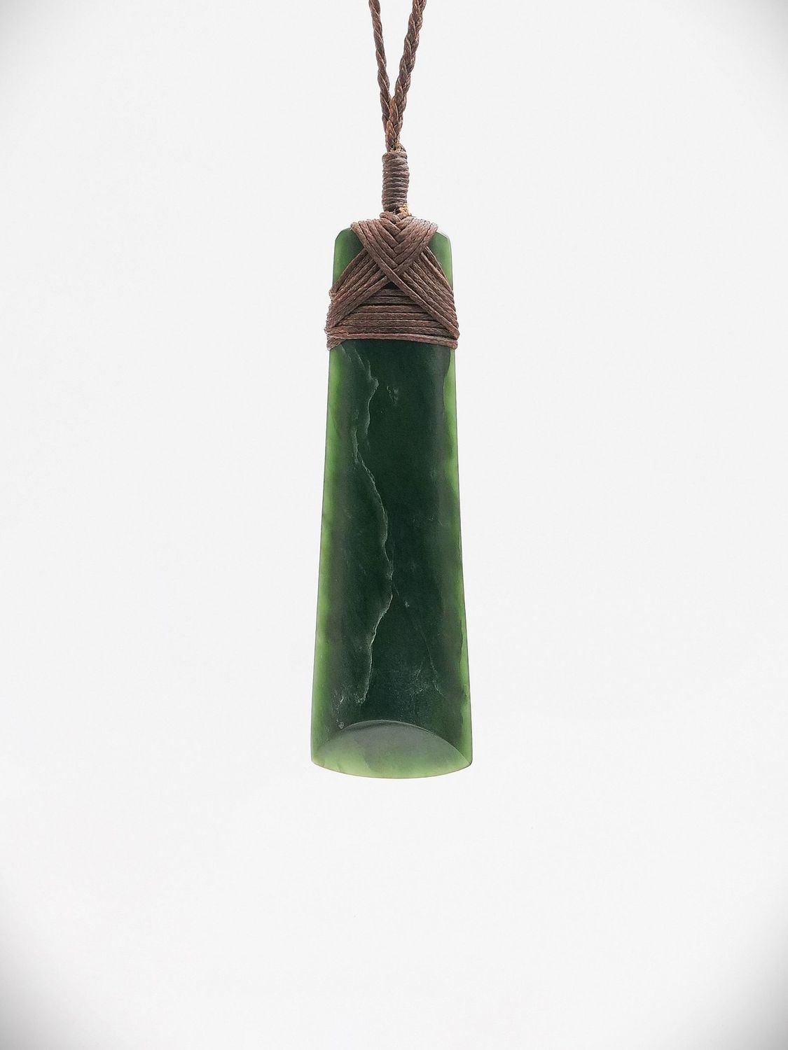 Moko Pounamu Toki NZ Genuine Kawakawa Greenstone - Waikokopu