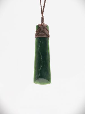 Moko Pounamu Toki NZ Genuine Kawakawa Greenstone - Waikokopu