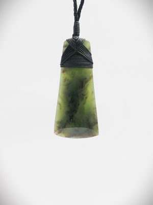Moko Pounamu Toki NZ Genuine Totoweka Greenstone - Opoutama