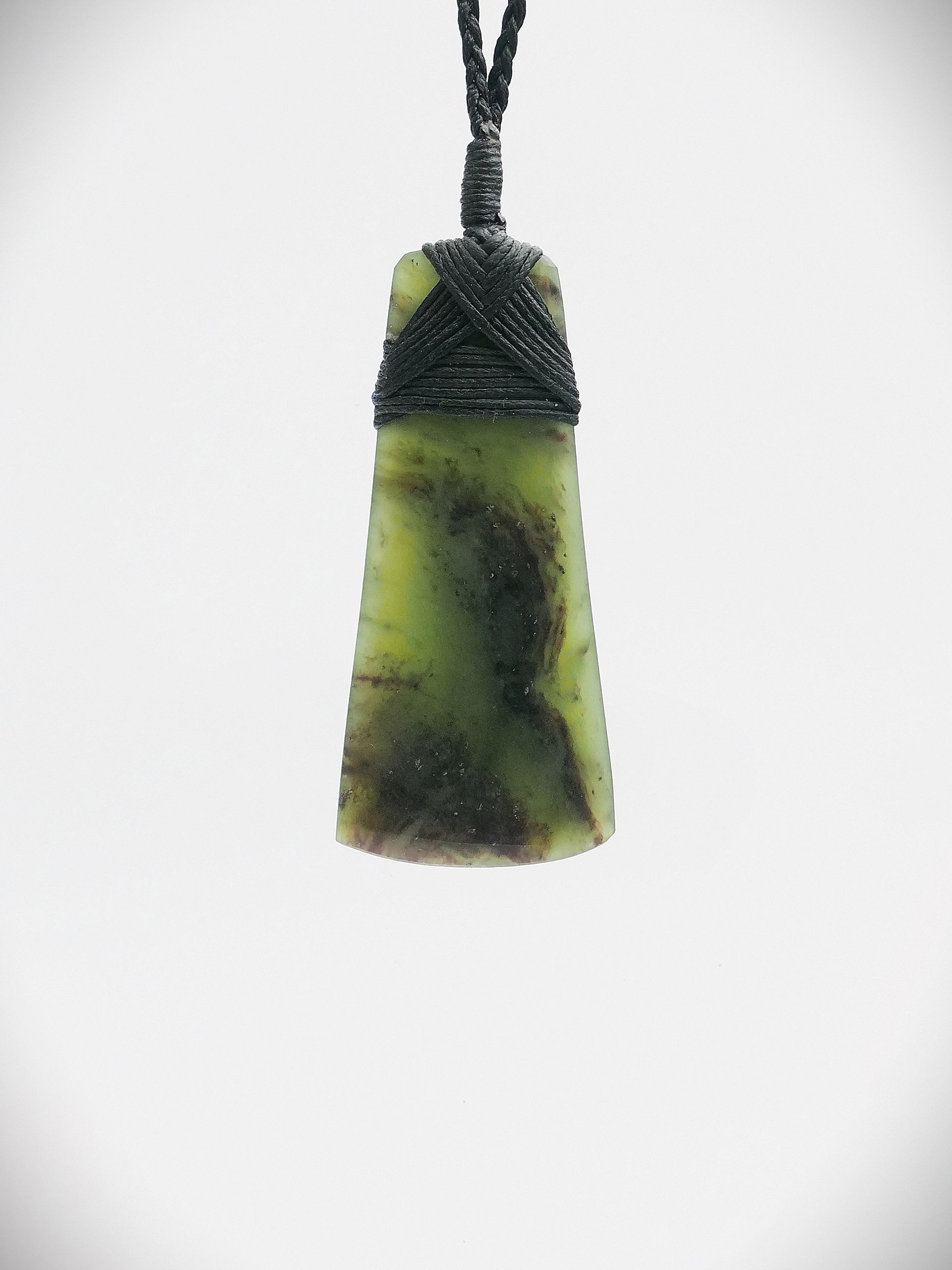 Moko Pounamu Toki NZ Genuine Totoweka Greenstone - Opoutama