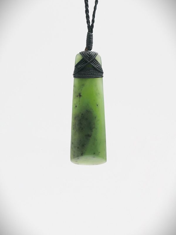 Moko Pounamu Toki NZ Genuine Totoweka Greenstone - Morere