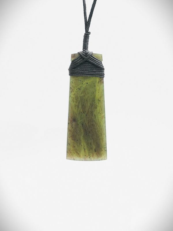 Moko Pounamu Toki NZ Genuine Totoweka Greenstone - Kahutara