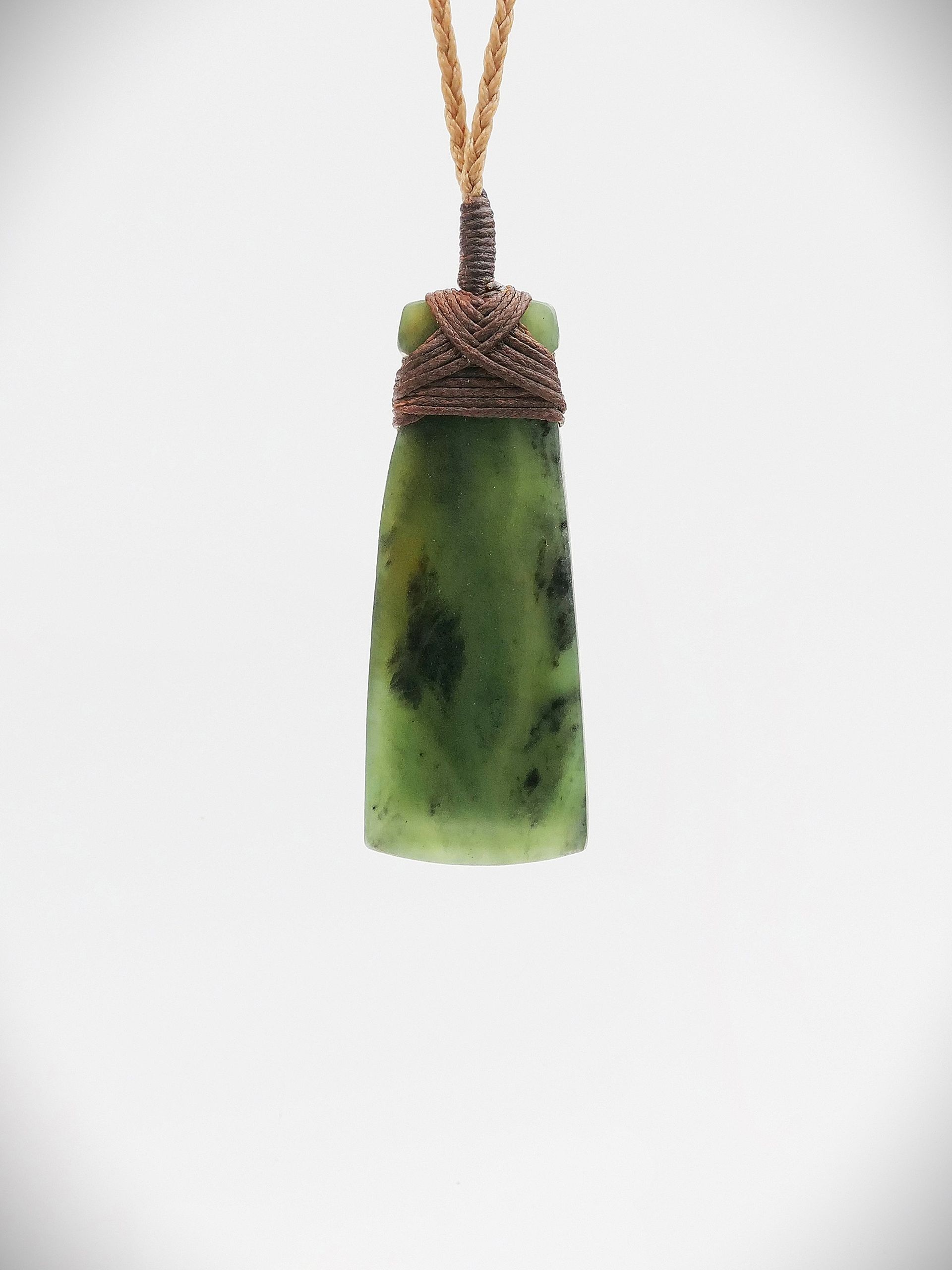 Moko Pounamu Toki NZ Genuine Totoweka Greenstone - Ahuriri