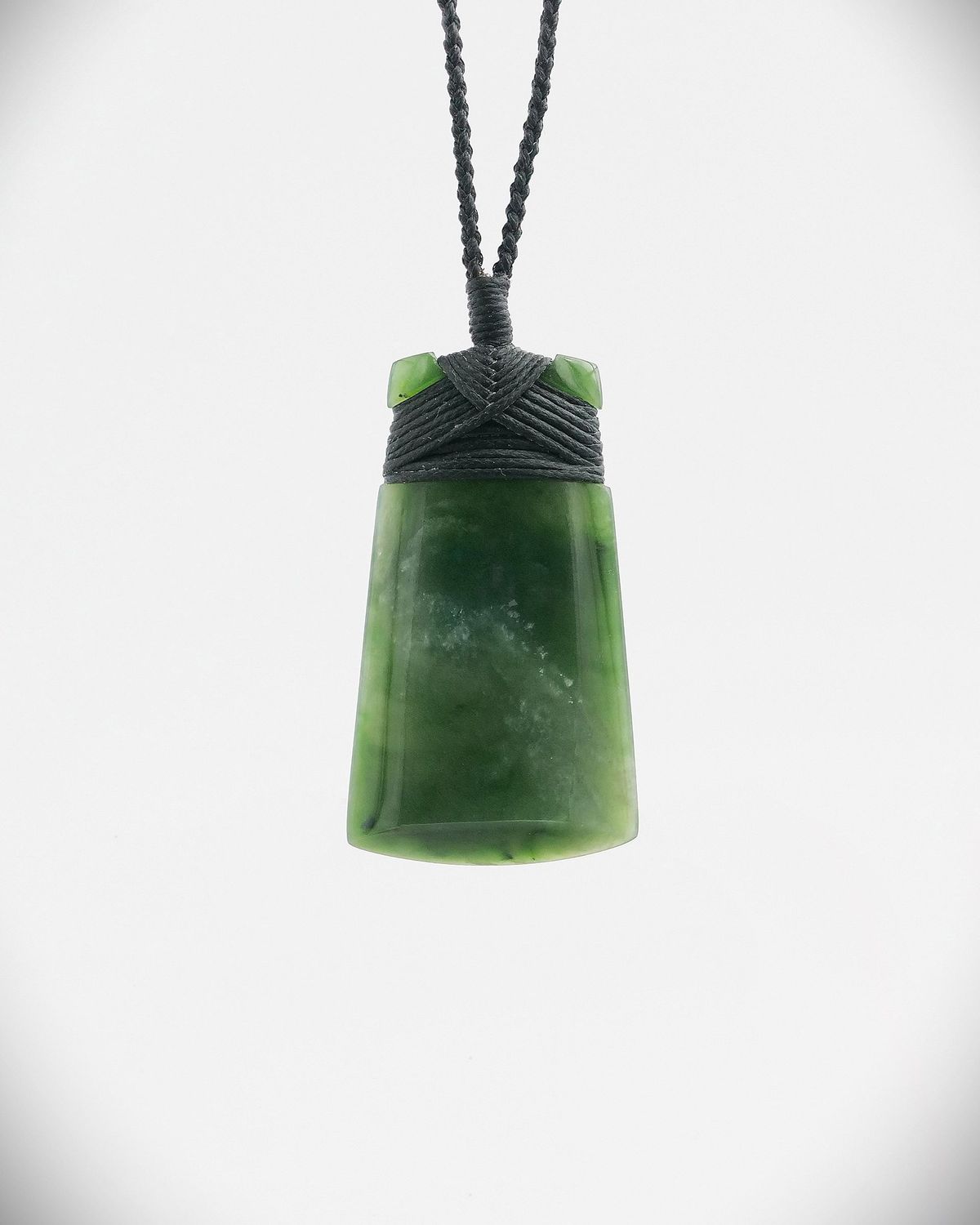Moko Pounamu Toki NZ Genuine Marsden Flower Greenstone - Awaawaroa