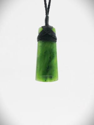 Moko Pounamu Toki NZ Genuine Kahurangi Greenstone - Ngai Te Rakato