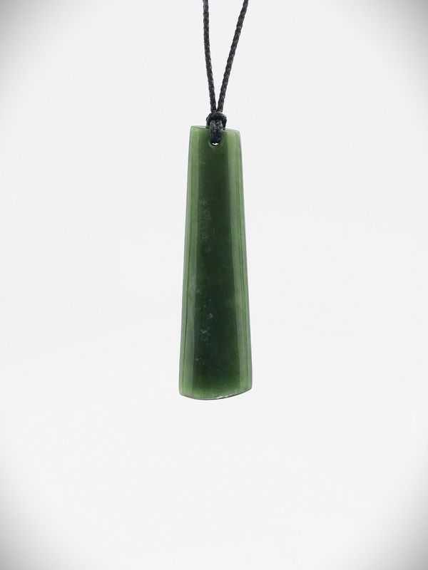 Moko Pounamu Kuru NZ Genuine Kawakawa Greenstone - Reporoa