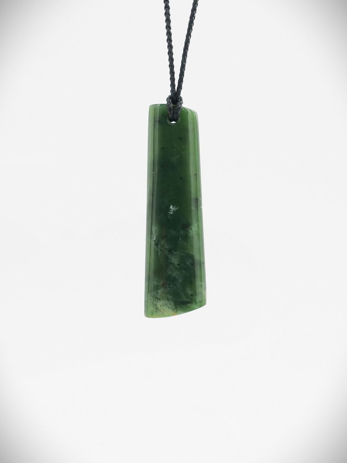 Moko Pounamu Kuru (Drop) NZ Genuine Marsden Flower Greenstone - Te Urewera