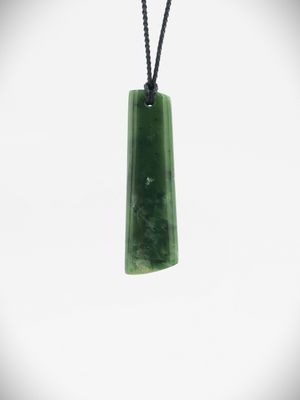 Moko Pounamu Kuru (Drop) NZ Genuine Marsden Flower Greenstone - Te Urewera