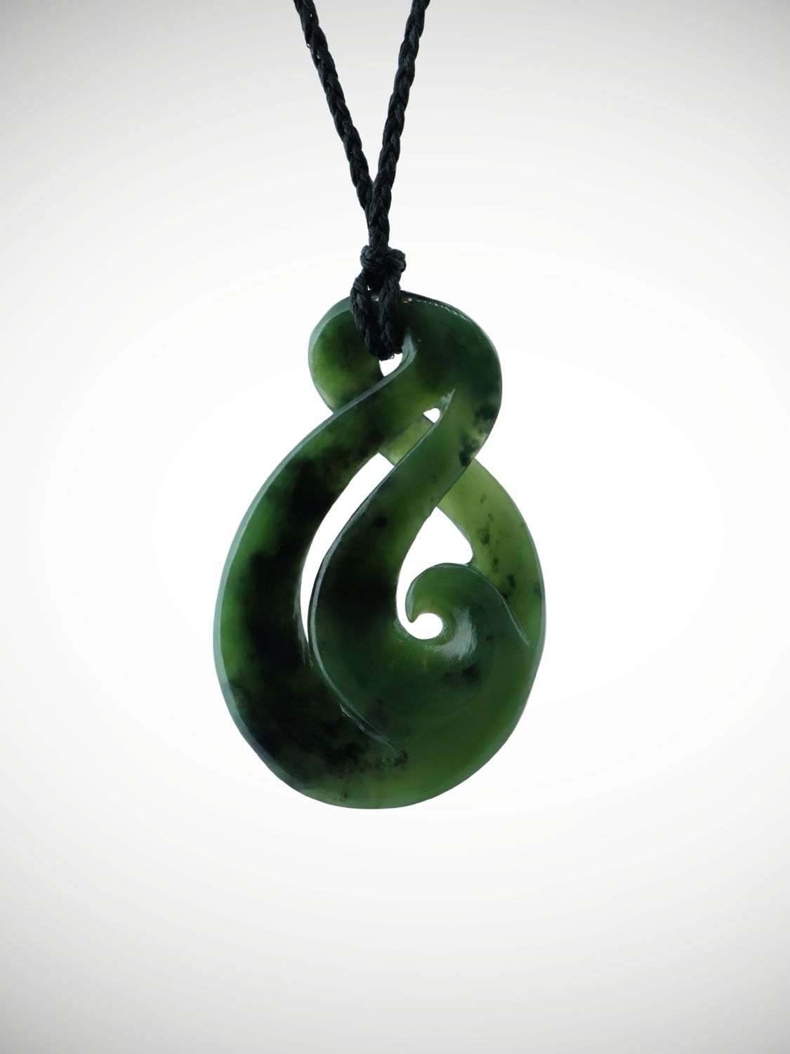 Moko Pounamu Pikorua (Twist) NZ Genuine Kahurangi Greenstone - Te Horokoau