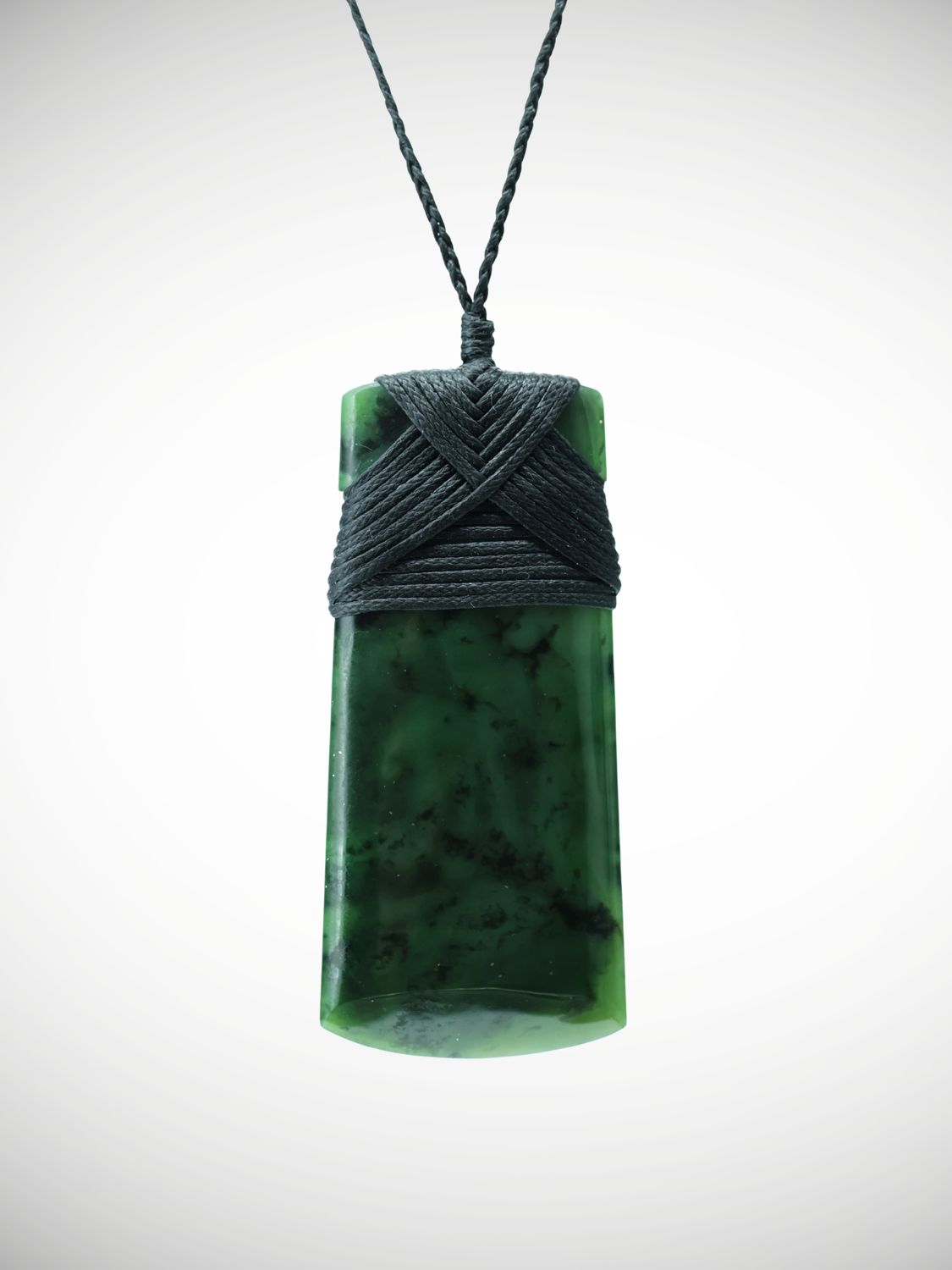 Moko Pounamu Toki NZ Genuine Kawakawa Greenstone - Waihopae