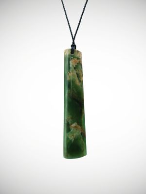 Moko Pounamu Kuru (Drop) NZ Genuine Marsden Flower Greenstone - Matau